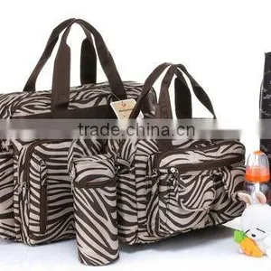 New Arrival Woman Handbag Baby Bag Wholesale Leather Handbag Baby Diaper Bag High Quality Leather Diaper Bag thumbnail-1