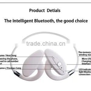 Stereo Wireless Bluetooth Sports Headset Earphone Headphone for Samsung IPhone thumbnail-5