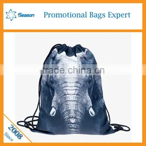 Wholesale 3D Printed Drawstring Bags Drawstring Backpack Supplier's Choice thumbnail-6