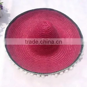 New Style Handmade Mini Mexican Sombrero Straw Hat Quality Choice thumbnail-2