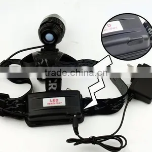 T80 Multifunction High Power Led Headlamp 10w Xml t6 Rechargeable Battery Powered Headlight thumbnail-3