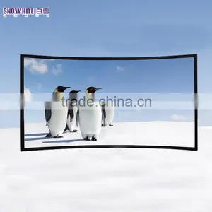 100 " Curved Fixed Frame Projection Screen for Small Theater thumbnail-1