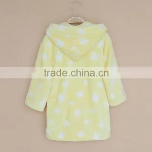 Printing Plush Fleece Bathrobe Pajama Fleece Gowns for Kids thumbnail-6