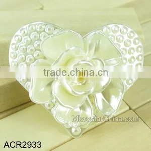 Hot Sell Heart Flower Sew Polyester Button thumbnail-1