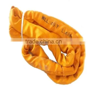 Double Ply Polyester 10 Ton 7:1 Safety Polyester Round Sling thumbnail-4