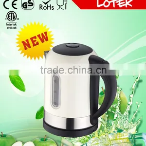 Home Appliance Striking Blue LED Secure Clik on Lid Stainless Steel Electric Kettle thumbnail-5