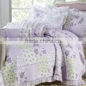 Handmade Cotton Patchwork Quilt thumbnail-1