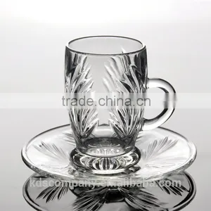 Factory Price Personlized Crystal Cup and Saucer thumbnail-4