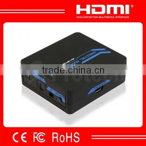 High Performance Quality Optical Switch 2x1 Support Signal Retiming Digital Audio Switcher With IR Remote Control thumbnail-1