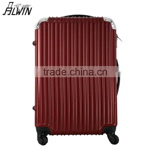 Shinny Vertical Bar ABS+PC Fashion Trolley Luggage thumbnail-1