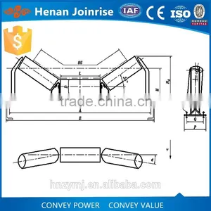 Heavy Duty Belt Conveyor Carrying Idler in Australia thumbnail-4