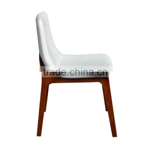 D030B Black Crocodile Leather Dining Chair thumbnail-4
