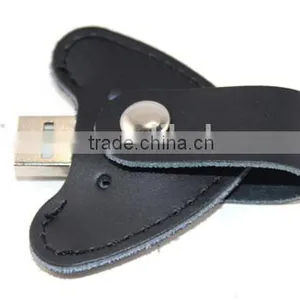 Butterfly Shape Swivel Leather Usb thumbnail-2