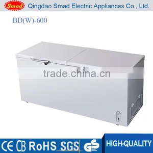 R134a Portable Single Solid Door Top Open Deep Chest Freezer With Lock & Key thumbnail-3