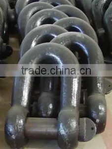 Drop Forged Hardware Tempered Alloy Steel/carbon Steel Lifting Hoist DW Shape Heavy Duty Shackle thumbnail-6