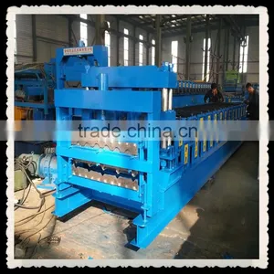 JCX840&900-B1, Glazed Tile and IBR Double-layer Roof Metal Sheet Roll Forming Machine thumbnail-1