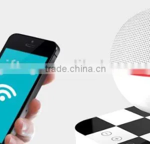 2016 High-tech Wireless Waterproof Bluetooth Maglev Rotary Speaker With Smart Charging thumbnail-3