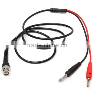 Pure Copper BNC Q9 To Dual 4mm Banana Plug With Test Leads Probe Cable thumbnail-6