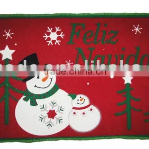 Christmas Design Printed Carpet thumbnail-1