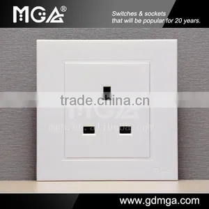 MGA A9 Series uk Wall Socket With Switch thumbnail-1