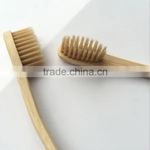 High Quality Colorful Charcoal Wholesale Wooden Bamboo Toothbrush thumbnail-2