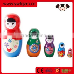 Kinds Nesting Doll Wooden Decoration thumbnail-1