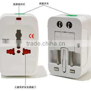 Wall Mount Interchangeable Plug Universal World Travel Adaptor thumbnail-3