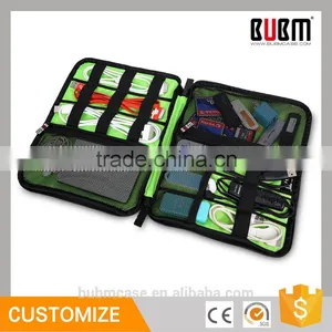 BUBM Customized Logo Printed Digital Organizer Storage Bag Hard Driver Cable Storage Cases thumbnail-4