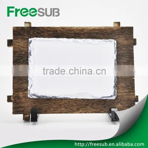 Promotional Gifts Customed L17*H12*W0.9CM Blank Wooden Frame Sublimation Image Rock thumbnail-1