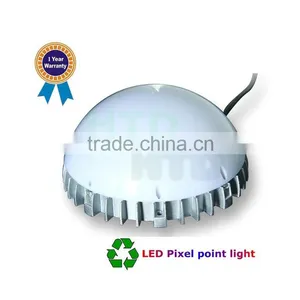 Outdoor Round Led Point Light 3.5inch Diameter 6w 5050 Rgb Led Pixel Light thumbnail-2