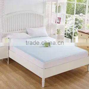 Skirted Twin / Queen Bird Eye Mesh Jersey Bed Fitted Sheet thumbnail-1