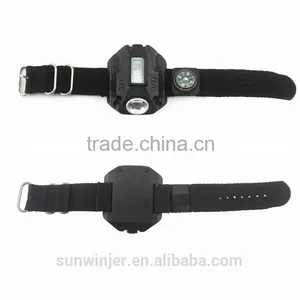 Hot Style! Mutifunctional Rechargable Wrist Flashlight With Compass thumbnail-5