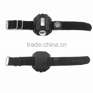 Fashion Mutifunctional Rechargable LED Watch Flashlight With Compass thumbnail-3