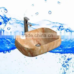 High Quality Hand Painted Solid Surface Kitchen Sinks Wholesale thumbnail-3