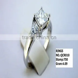 2013 Elegant Style 925 Sterling Silver Ring With Cheap Price QCR010 thumbnail-1