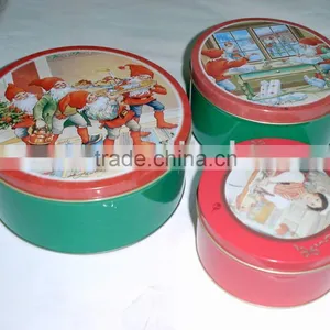 Christmas Tin Box, Biscuit and Cookies Tin Box thumbnail-1