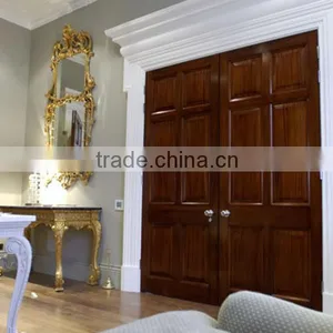 Front Wooden Double Door With Rubber Seal Strip thumbnail-1