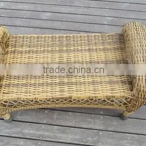 6Pcs Round Rattan Sofa Set Garden thumbnail-5