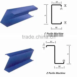 Hot Sale ! High Speed Automatic C-Z Purlin Interchangeable Roll Forming Machine thumbnail-2