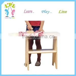 Kindergarten Pretend Play Child Furniture Wooden Ironing Table for Educational Game thumbnail-1