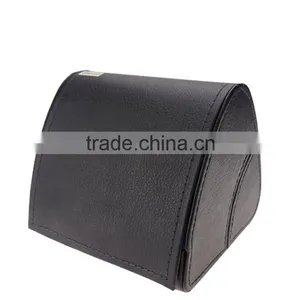 China Leather Factory Wholesale Custom Luxury Watch Box, Black Beautiful Gift Box thumbnail-3
