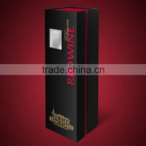 Chinese Factories Wholesale Custom Red Wine Champagne Boxes, Gray Beautiful Gift Box thumbnail-3
