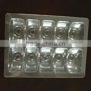 10 pc Packs Hot Sale Clear Plastic Macaron Container thumbnail-2