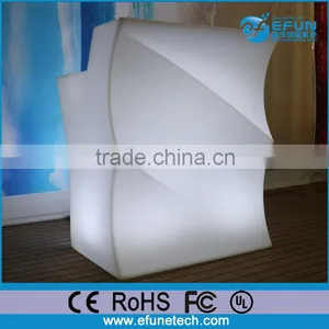 2016 Newly Design Wave Grain Led Table Counter,plastic Portable Led Restaurant Counters for Sale thumbnail-4