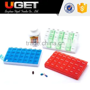 Factory Price Easy Open Plastic Portable Travelling Pill Box 7 Days thumbnail-1