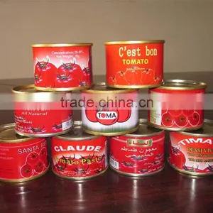 Tomato Paste 198g With Easy Open or Normal Open Lid Italian Tomato Paste thumbnail-1