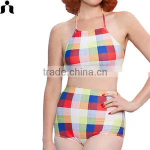 New Fashion Design Women Sexy 2016 High Waist Swim Wear thumbnail-1