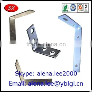 Customized Various Types Metal Adjustable Galvanized Angle Bracket ISO/SGS Passed thumbnail-4