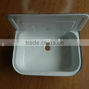 Janitor Sink, Mop Sink, Size: 490x320x370mm, Enamel White thumbnail-4