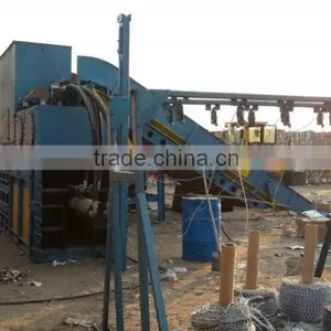 High Efficiency and Capacity Full-automatic Hydraulic Waste Paper Baler, Cardboard Baling Press Machine YB4-100T thumbnail-2